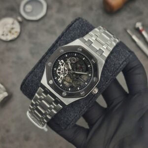 LUXURY MACHENICAL WATCH WITH SKELETON BACK (2)