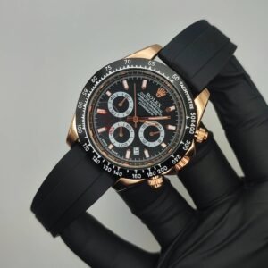 RLX Daytona – Rubber Strap – (Rose Gold)